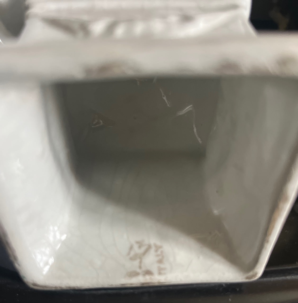 fa804 Porcelain italain antique ornament