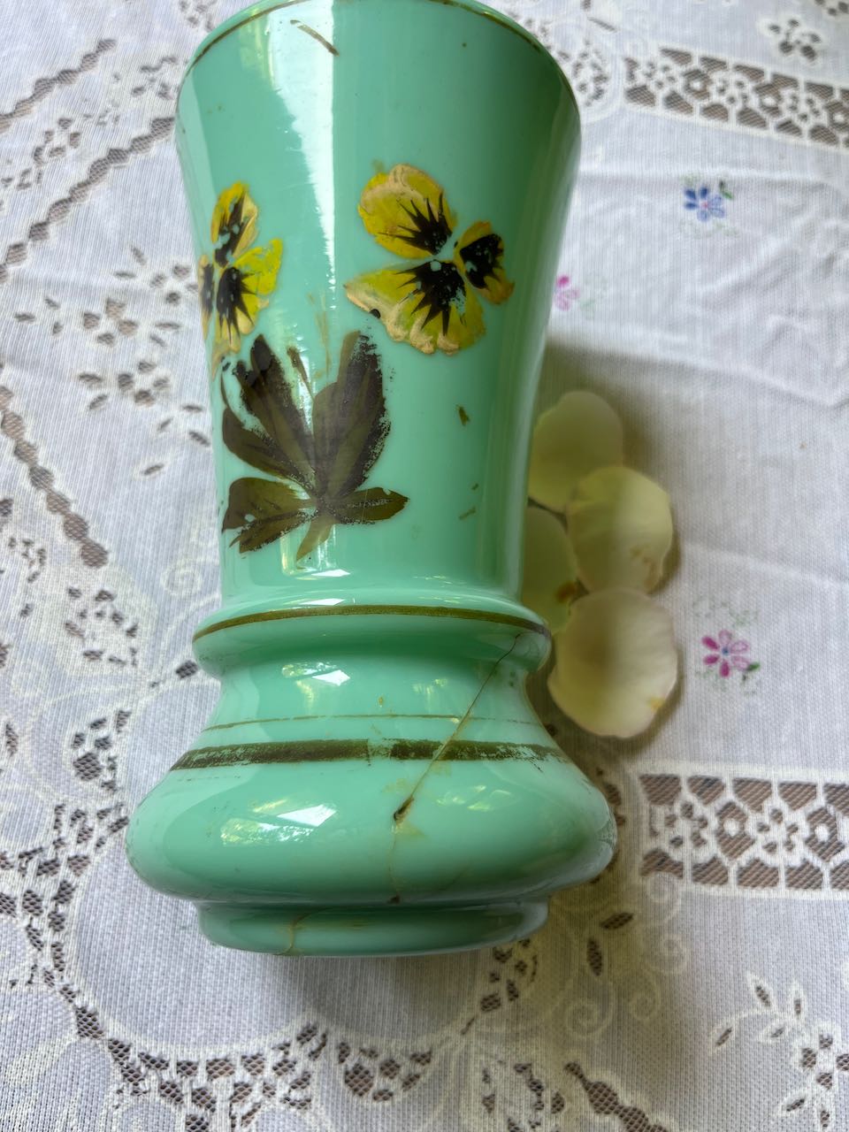 fa4637 pale green milk vase french vase