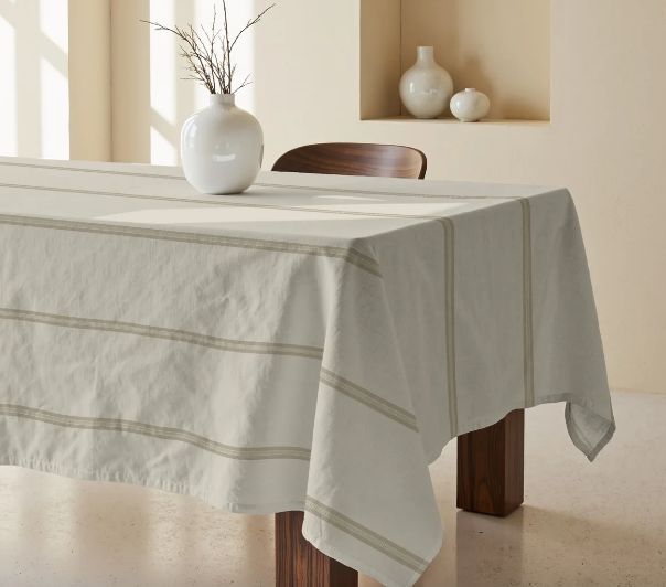 Spainish -Stain resistant Tablecloth , 100 x 155 Nua Beige