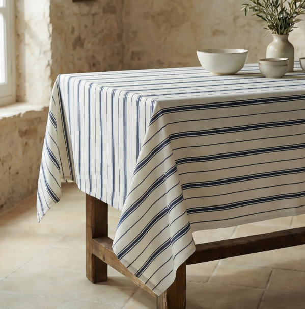 Spainish -Stain resistant Tablecloth ,180 x 180, Colima