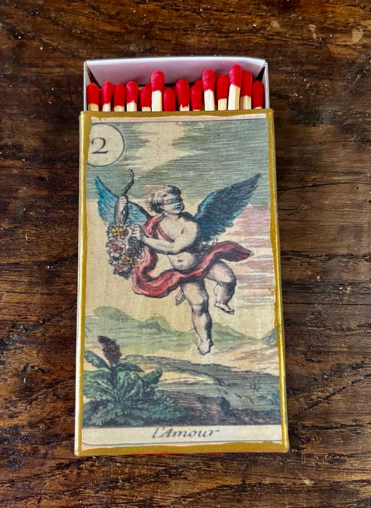 Beautiful L'Amour (love) cupid Matchbox