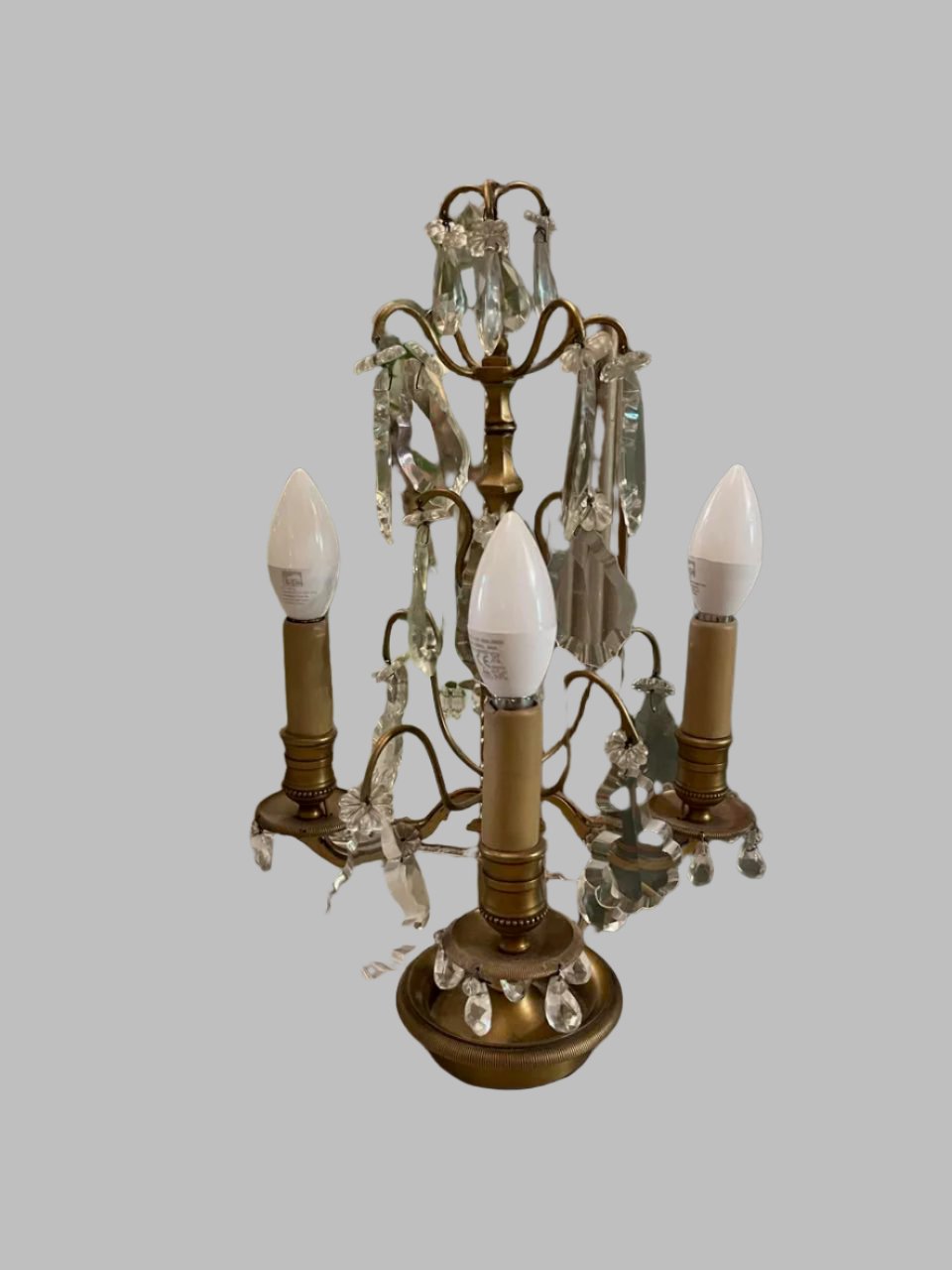 fa4791 Girandole French vintage table lamp