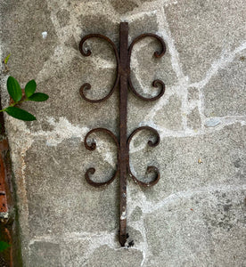 fa3630 French antique metal decorative piece, each